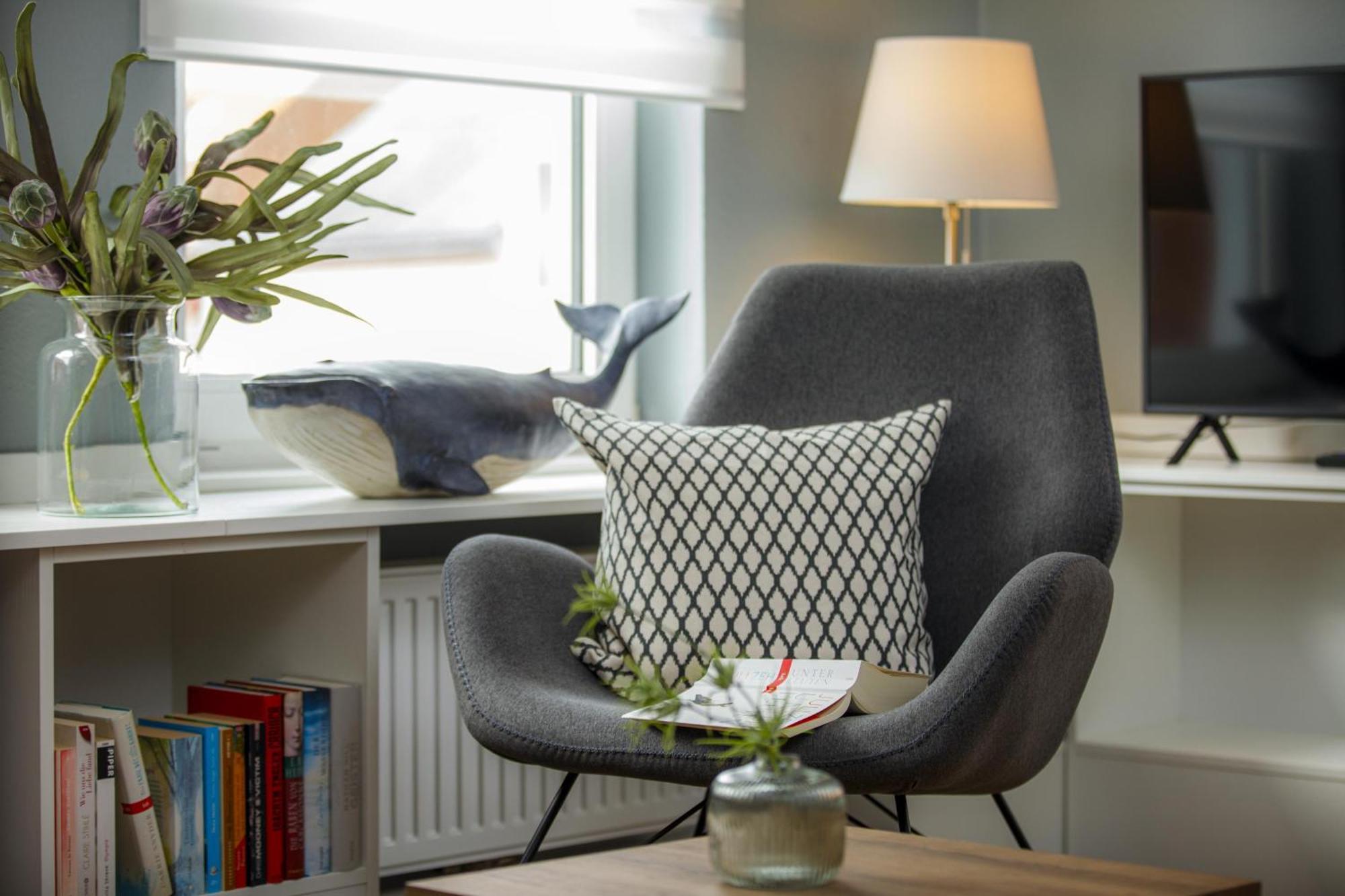 Ferienwohnung Villa Central - Luettje Nuest ボルクム エクステリア 写真