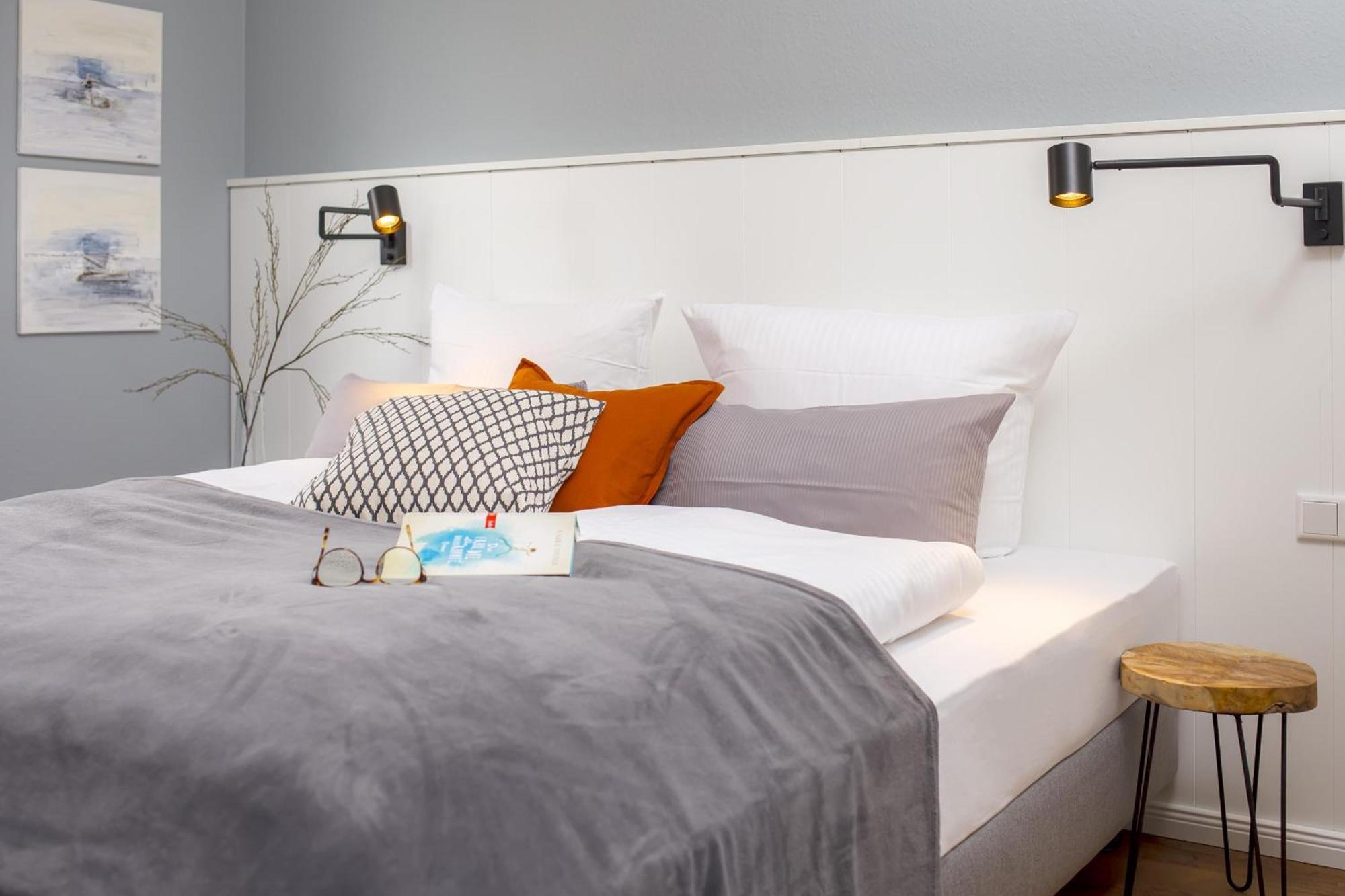 Ferienwohnung Villa Central - Luettje Nuest ボルクム エクステリア 写真